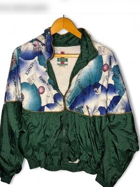 Vintage Active Exposure Graphic Windbreaker Jacket Size‎ Medium